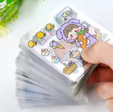 100张PET手账贴纸（款式随机）