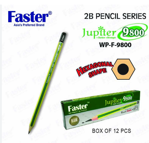 Faster  2B 铅笔（12pcs)
