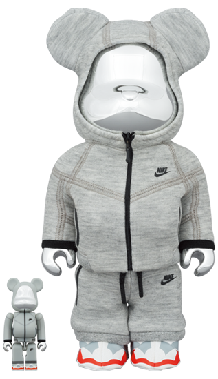 BE@RBRICK NIKE TECH FLEECE N98 100％ & 400％