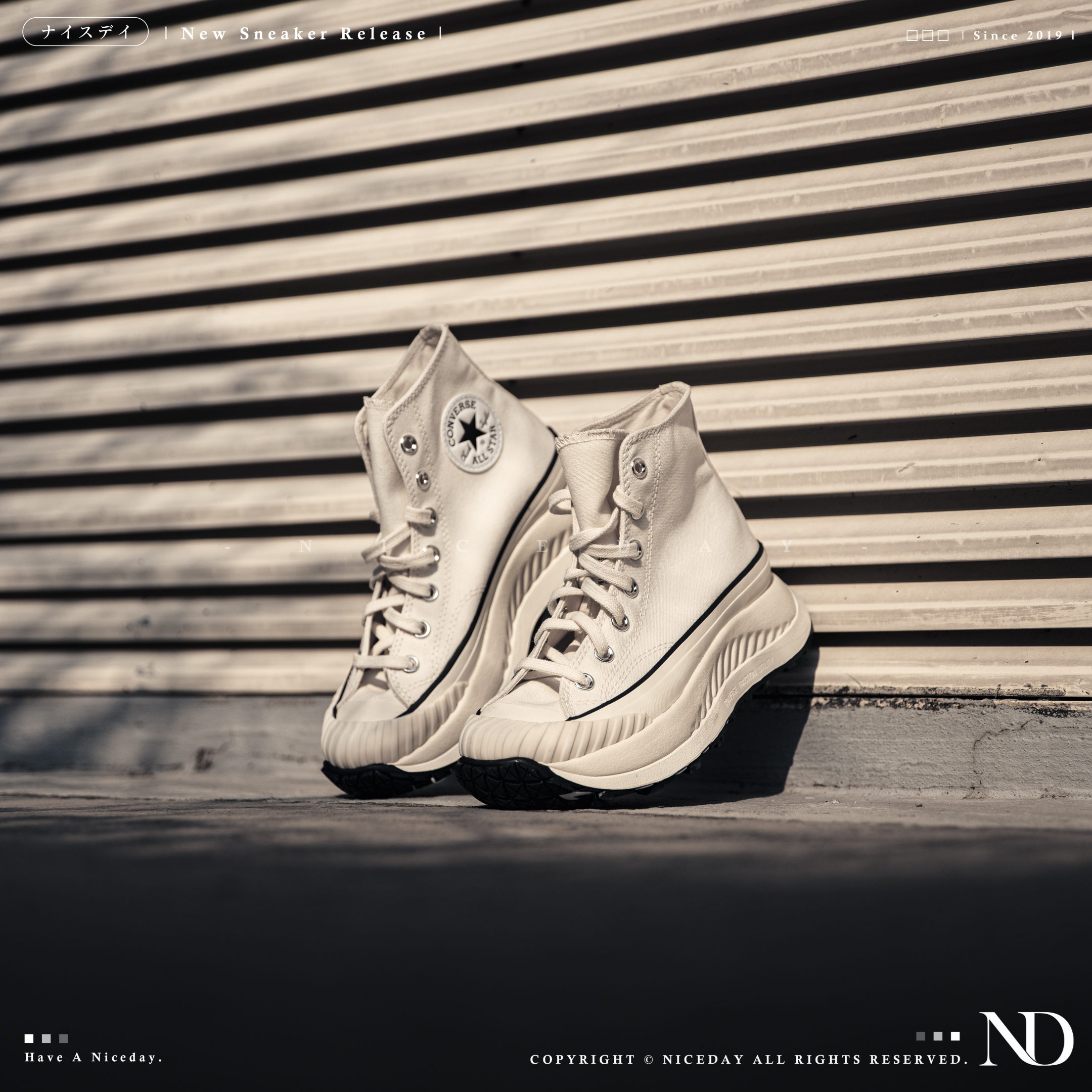 NICEDAY 現貨 Converse Chuck 70 AT-CX 白 高筒 女鞋 A01682C