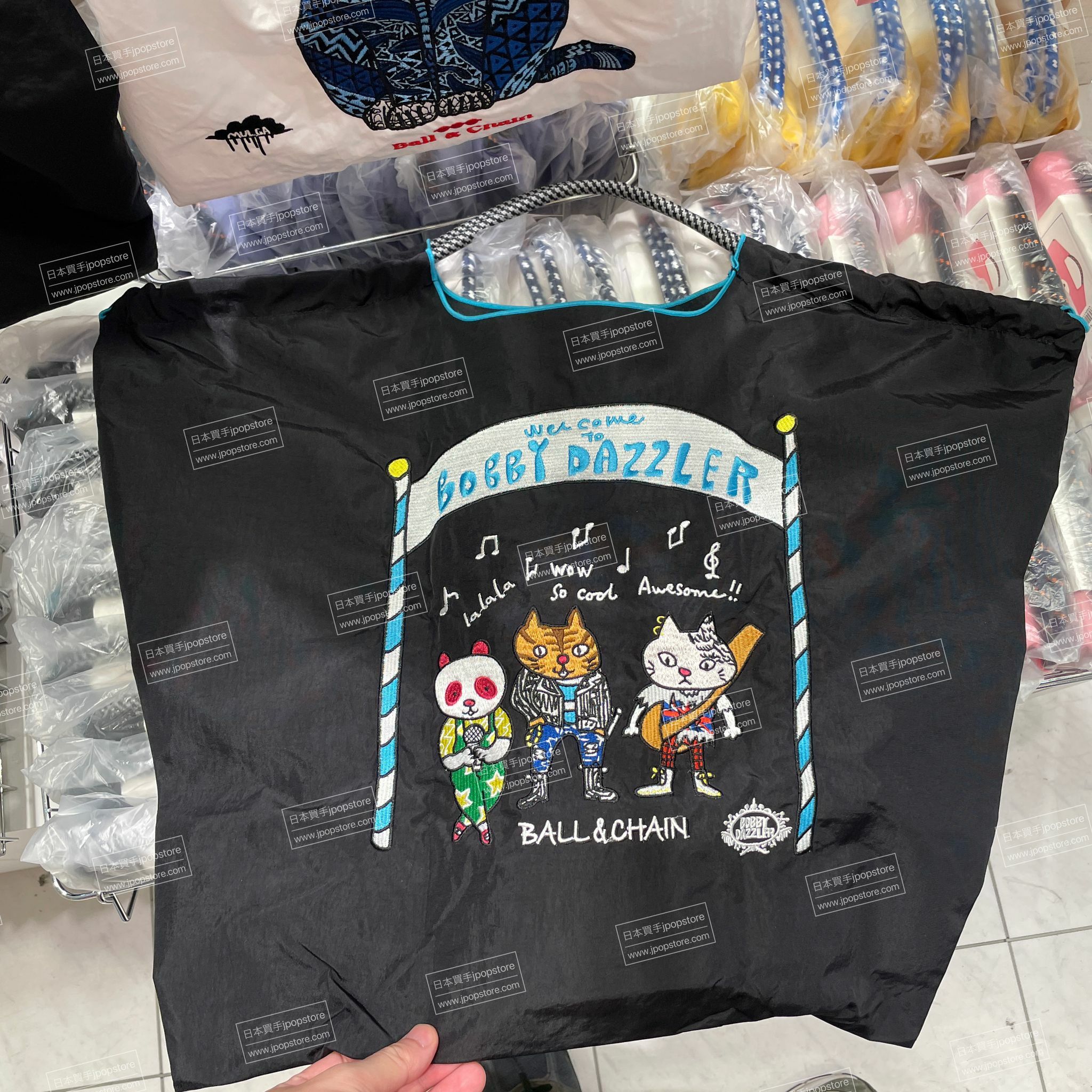 Ball & Chain Bobby Dazzler 樂團刺繡袋