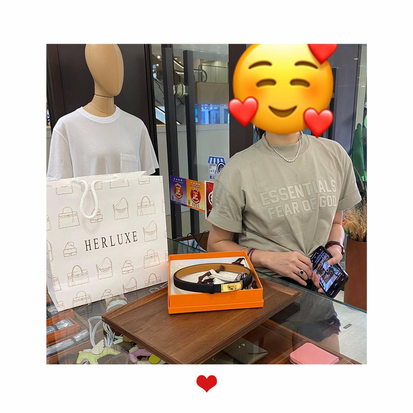 遊客Couple來shopping🥳 見到kelly belt設計又好👏性價比又高🫰爽快埋單🤗多謝你哋支持🫶