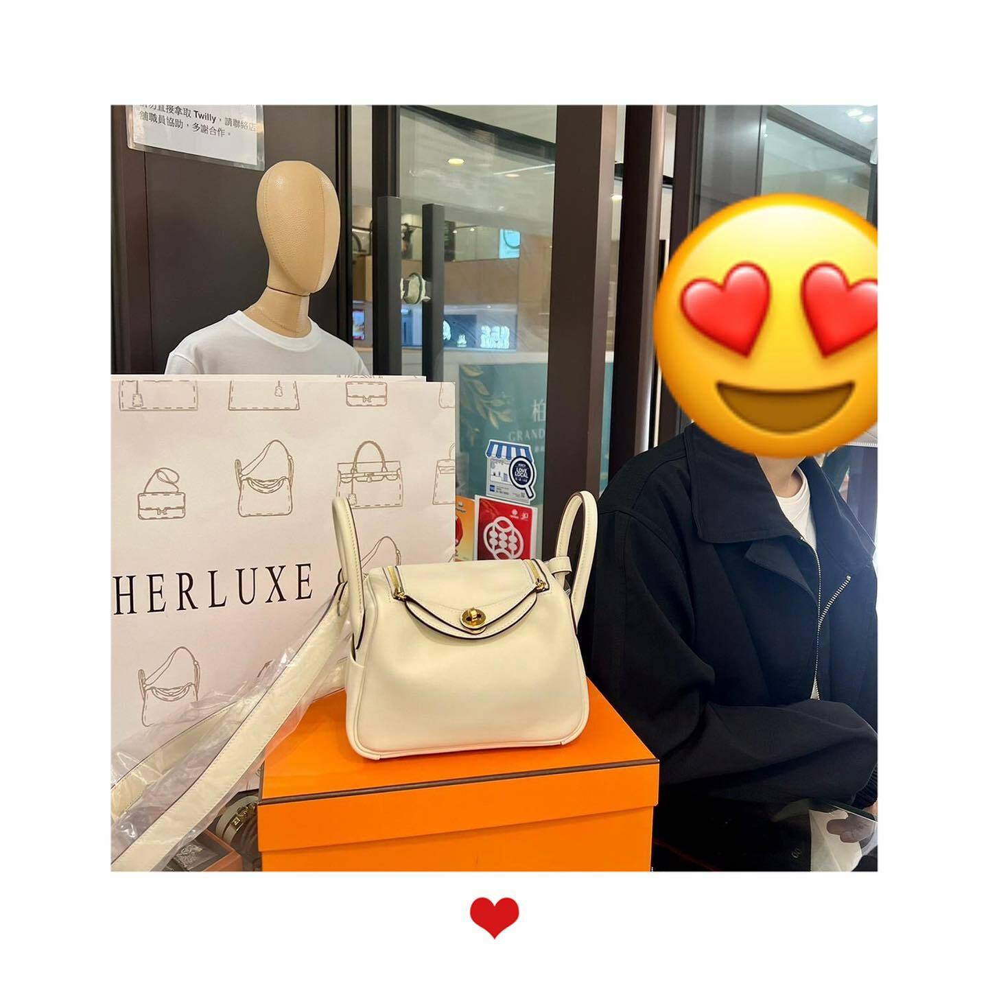 親屬團walk in來shopping🥳 超nice靚靚被lindy mini 奶油白🍰吸引果斷拍板要🛍️ 上身效果一流👍 愛妻號先生爽快埋單so sweet❤️ 多謝你哋嘅支持與信任🫶💪