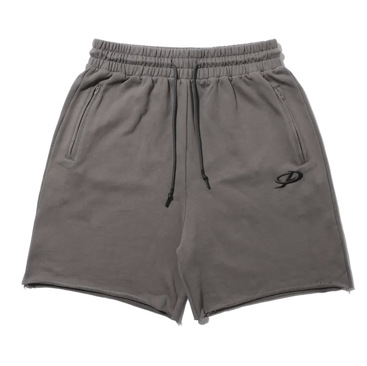 OPO DESIGN UNEDGE FABRIC ZIPPER COTTON SHORTS 不收邊拉鍊棉短褲