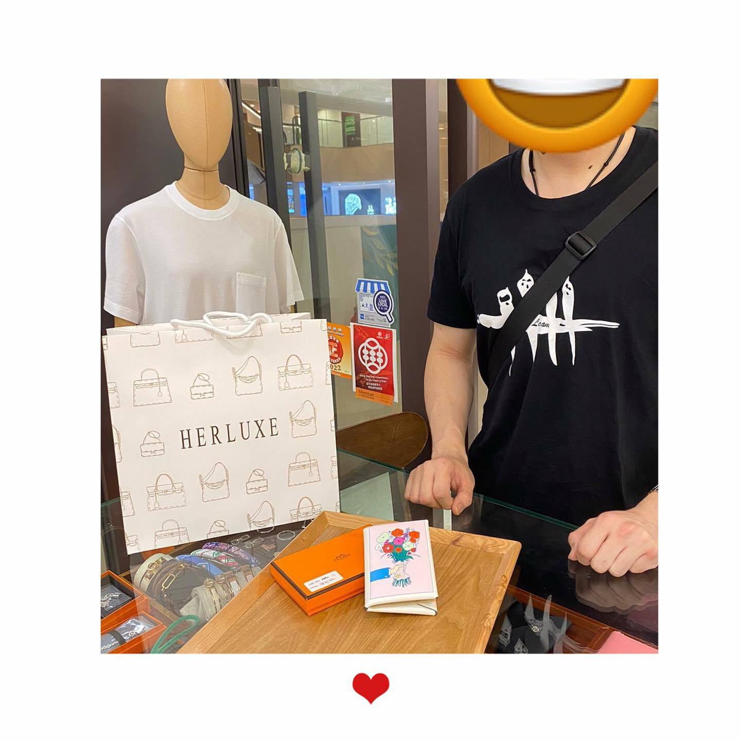 型男先生來shopping👏 目標明確買咗特別版散銀包送比女朋友💐先生好眼光🫶 對HERLUXE品質非常信任😍 多謝你嘅支持❤️