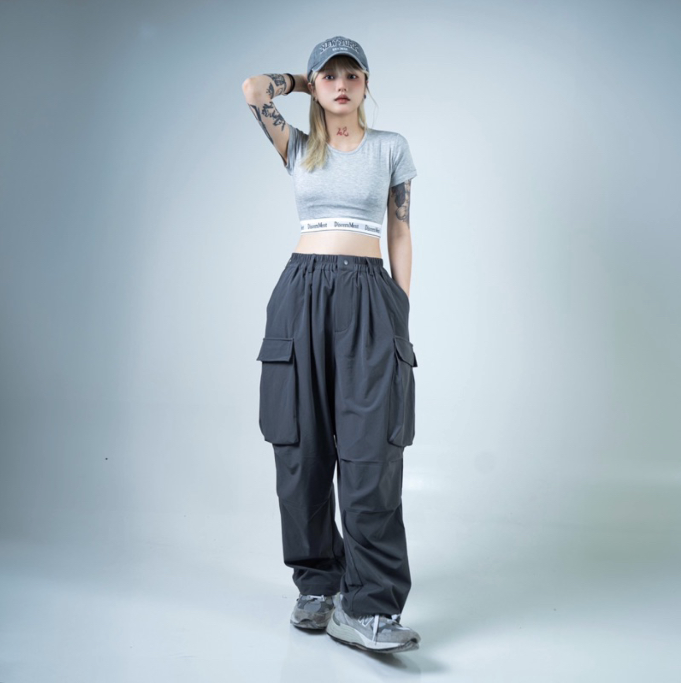 JINMANU (JC-05) 仿棉尼龍十口袋錐型傘兵褲 長褲 工作褲 機能