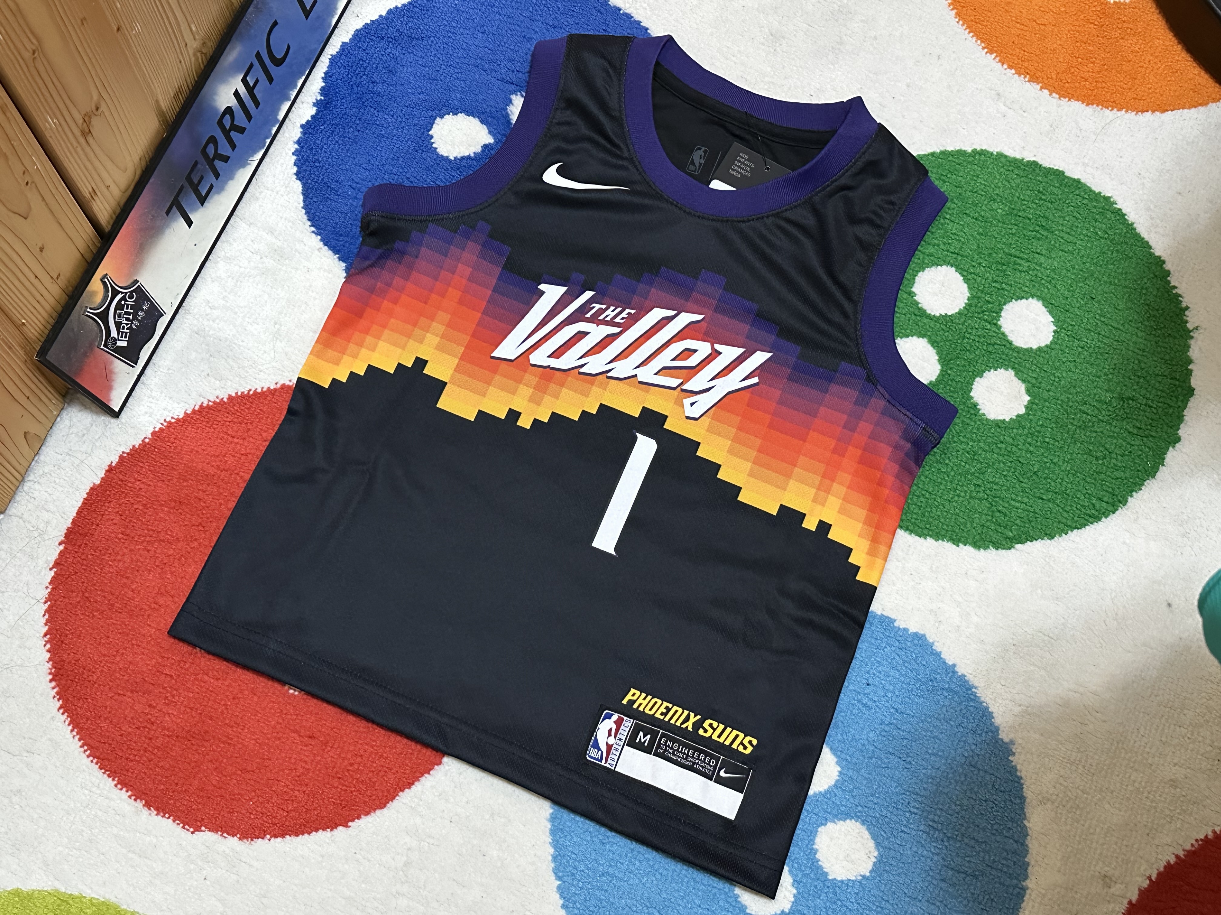NBA球衣 Devin Booker 鳳凰城太陽城市 童裝 Nike Replica 全新 小童 幼童 非青年版