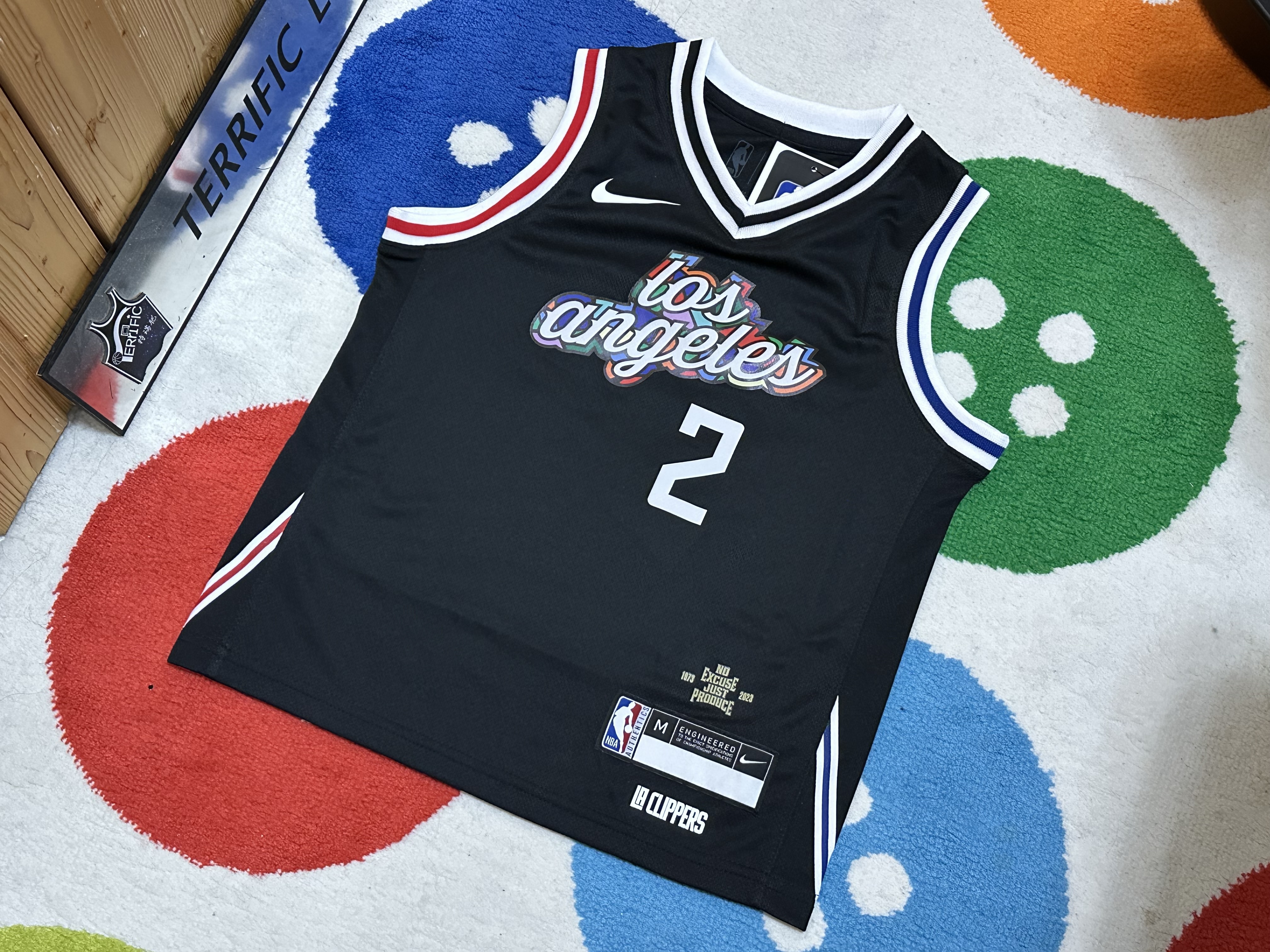 NBA球衣 Kawhi Leonard 洛杉磯快艇城市 可愛 童裝 Nike Replica 全新 小童 幼童 非青年版