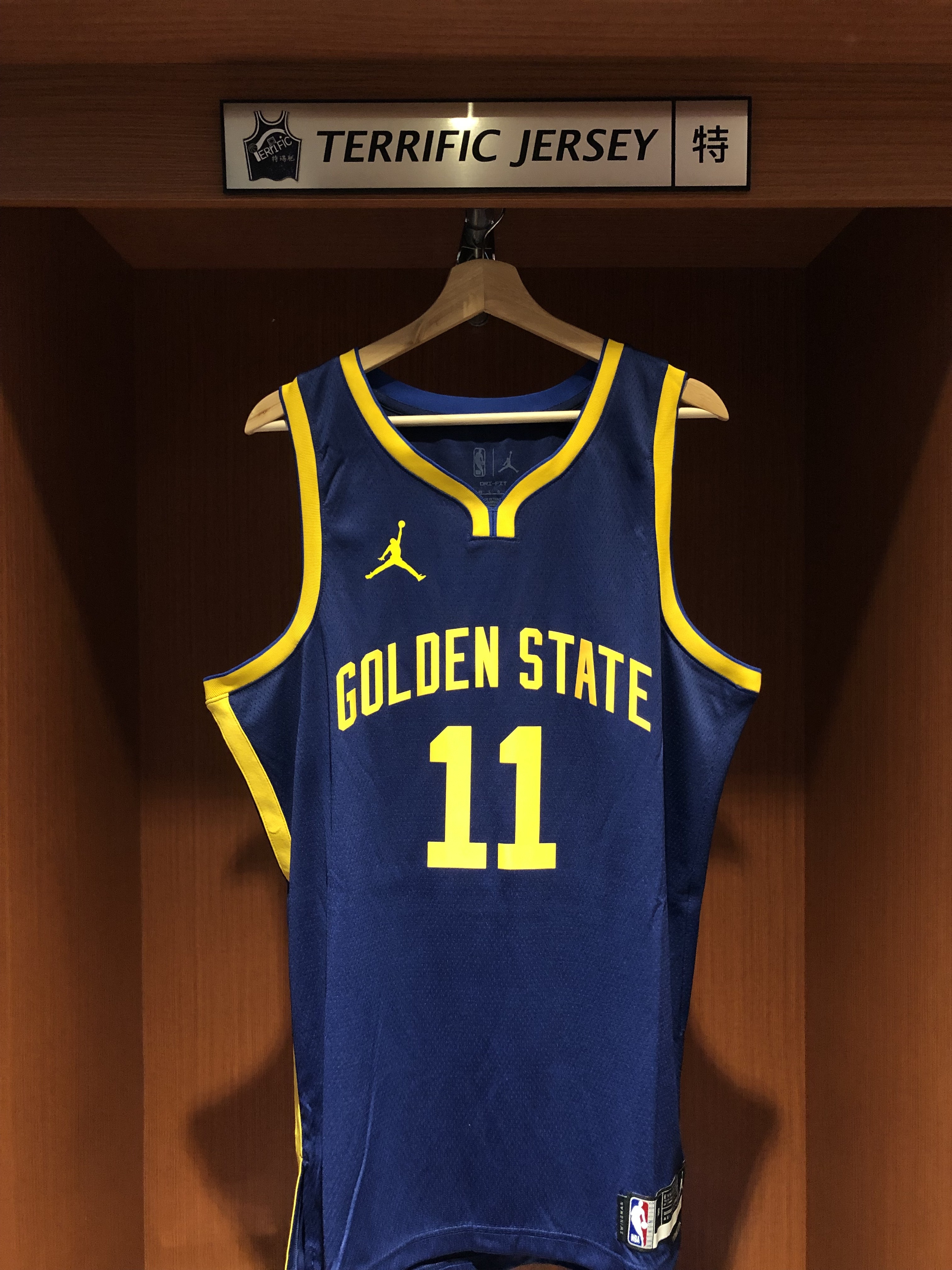 NBA球衣 Klay Thompson 金州勇士深藍 Statement Jordan Swingman 球迷版 熱轉印 全新