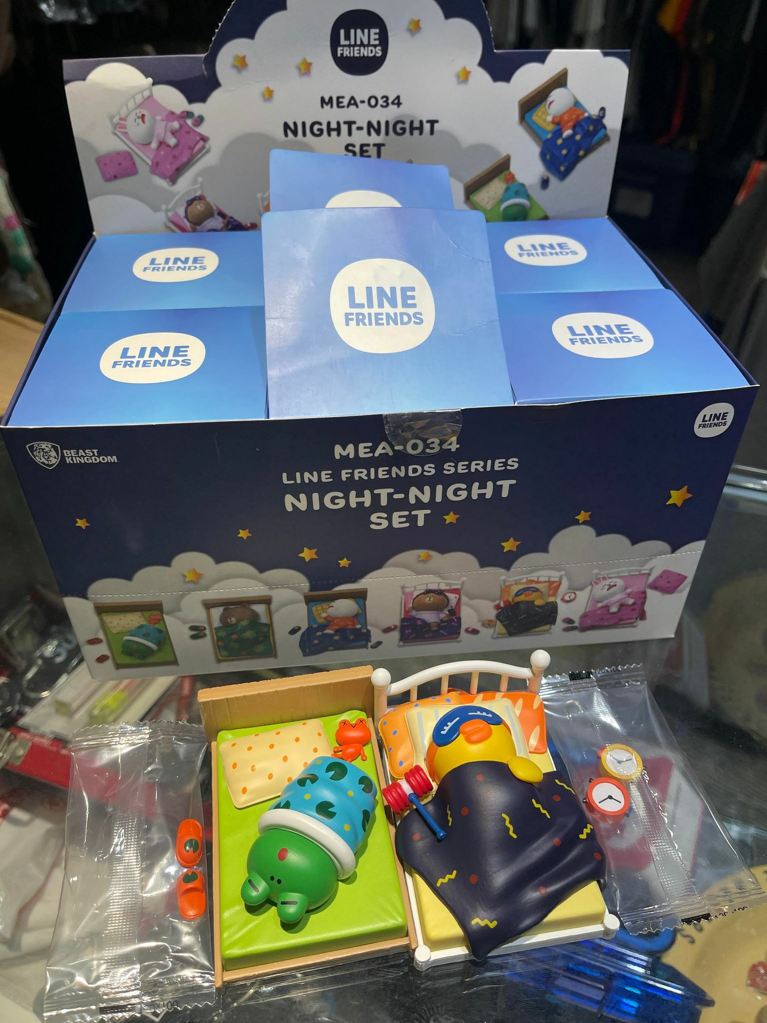 野獸國 LINE FRIENDS 晚安系列 熊大 睡覺 盲盒