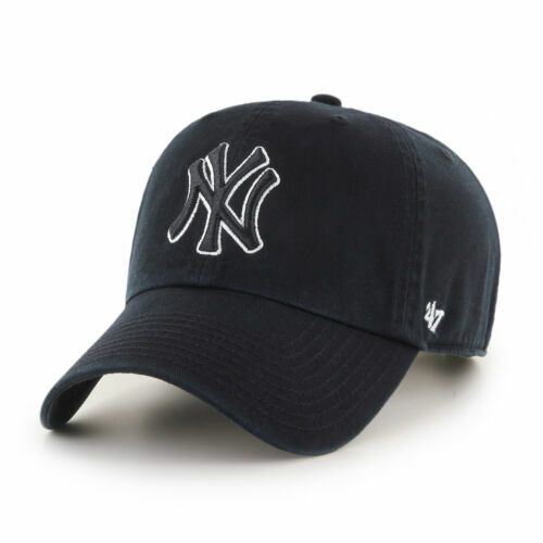 47 Brand MLB CLEAN UP 系列 紐約洋基 NY棒球老帽-黑