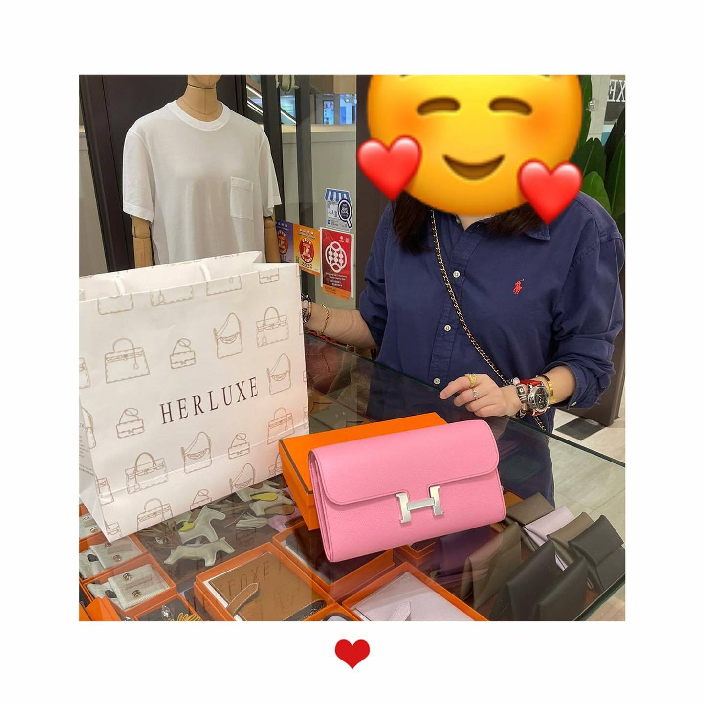 海外遊客靚靚來pick up Constance to go櫻花粉🌸 靚靚好鐘意呢個顏色🤗 對實物非常滿意😍 多謝你對HERLURE嘅支持與關注🫶