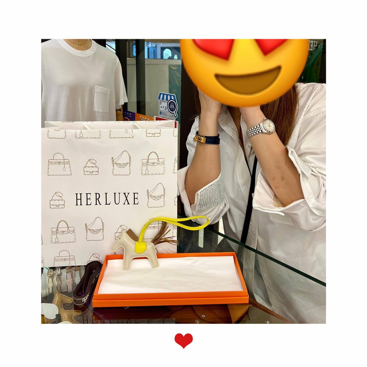 爽快靚靚第一次來HERLUXE 買野🎉 爽快落單rodeo🐴 靚靚非常滿意我哋嘅服務🥰 多謝你嘅支持與信任❤️💪