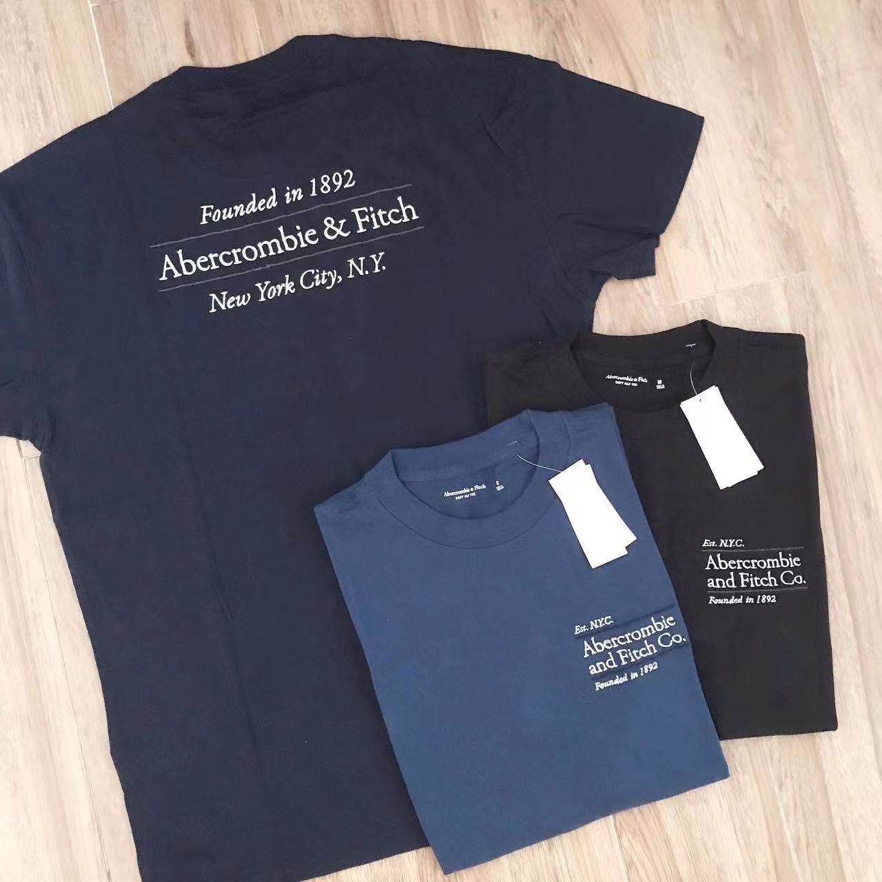 A & F BACK PRINT TEE 刺繡款