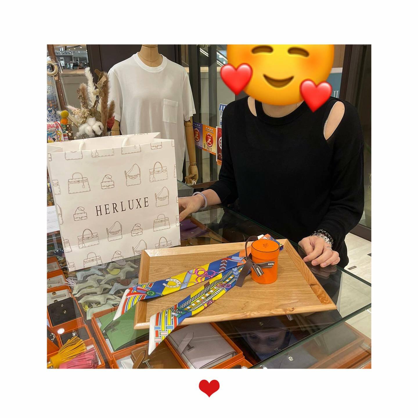 爽快靚靚walk in來買Twilly🎉送比朋友💐 相信你嘅朋友會好喜歡😍 多謝你對HERLUXE嘅支持🫰