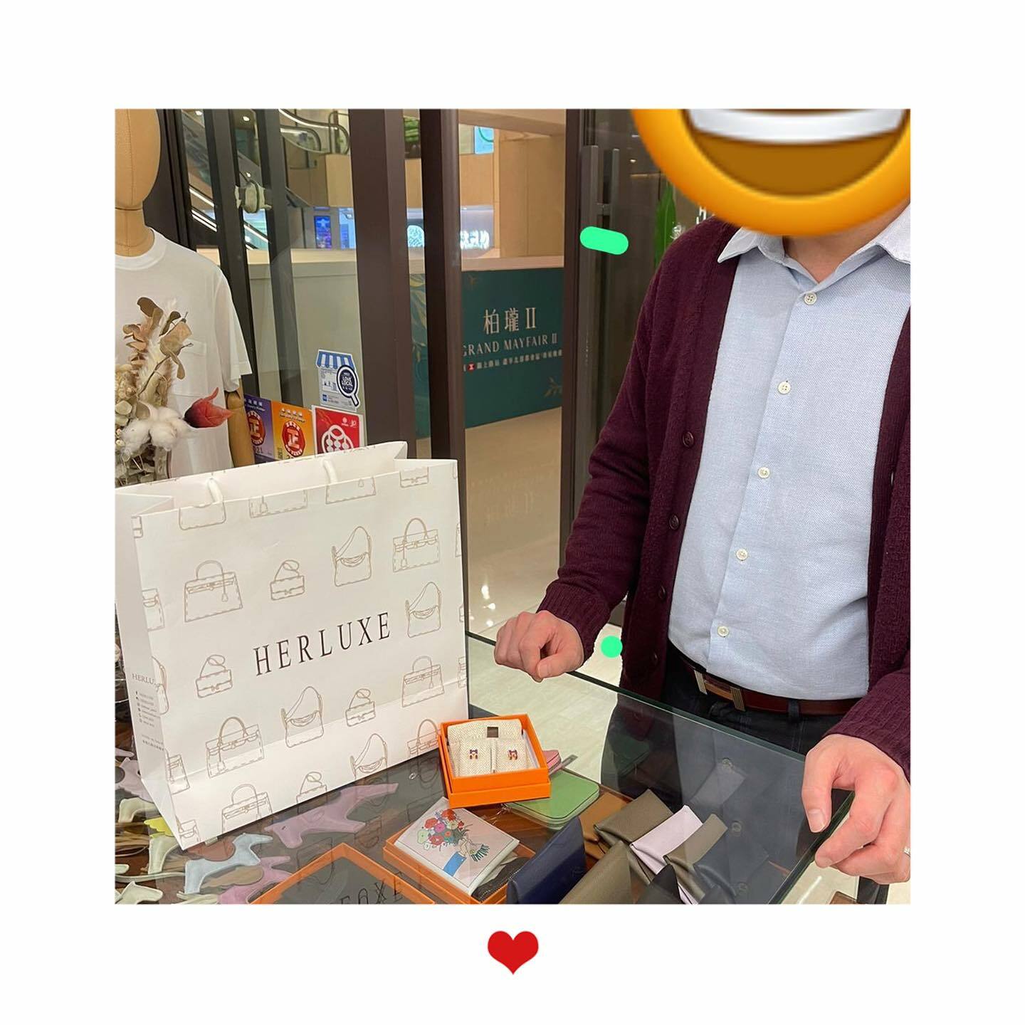 型男先生在網上查詢過🥳 即刻到店買咗mini pop H耳環🦻 係送比朋友的禮物🎁 非常開心😁 多謝你嘅支持與信任❤️