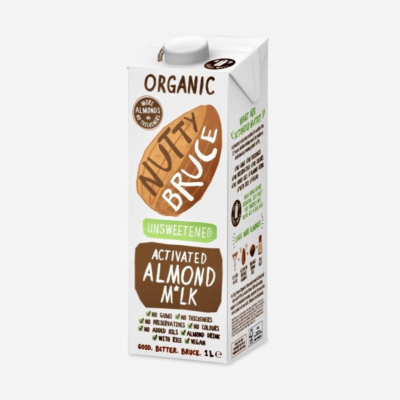 Nutty Bruce Organic Almond Milk Unsweetened
