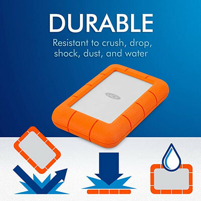LaCie Rugged Mini Usb 3.0 Portable Hard Drive