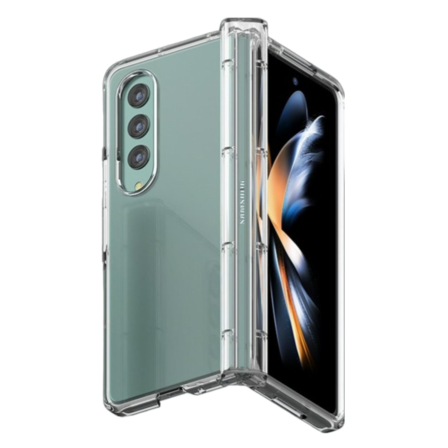 【Fold 5現貨】XPRO - Clear Slim - Samsung Fold 6 Case 貼身透明鉸鏈保護手機硬殼