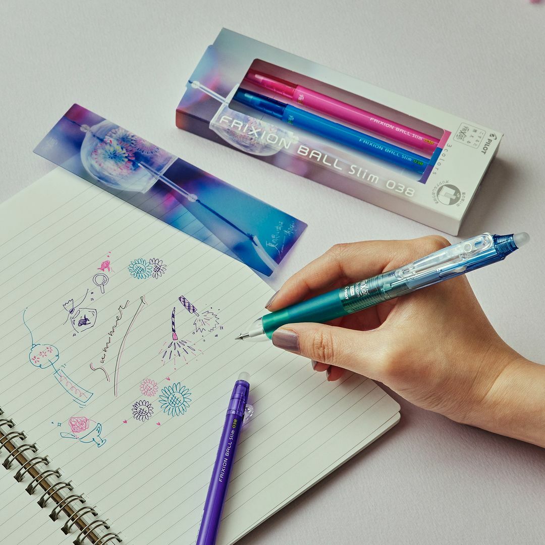 百樂 夏季系列 三入魔擦筆0.38mm｜日本PILOT