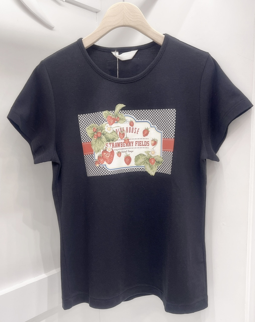 PINK HOUSE 草莓圖棉T