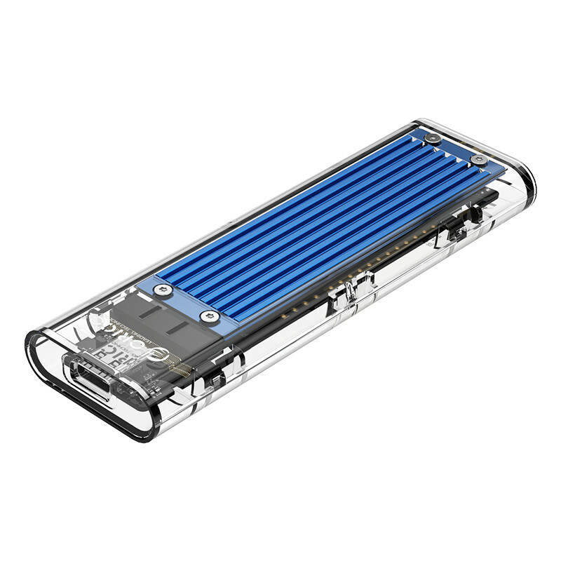 ORICO Transparent USB3.1 Gen2 M-Key NVME SSD Enclosure (10Gbps) [TCM2-C3]