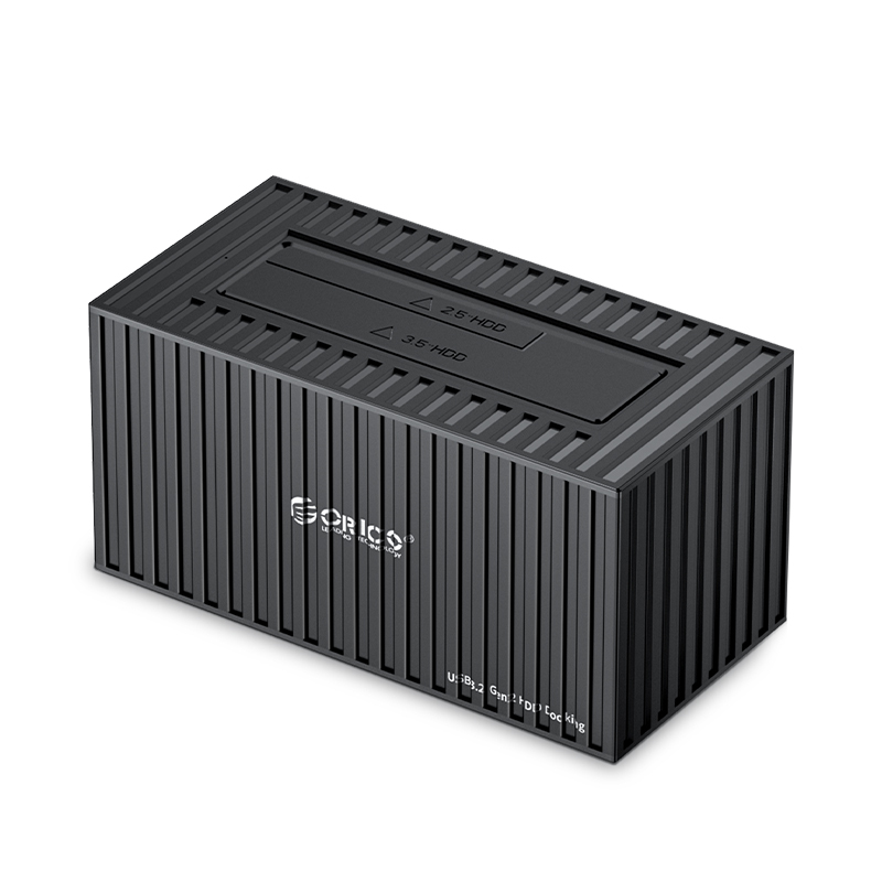 ORICO 2.5"/3.5" HDD/SSD Aluminum Single Bay Type-C GEN 2 Dock Container Style [9618C3]