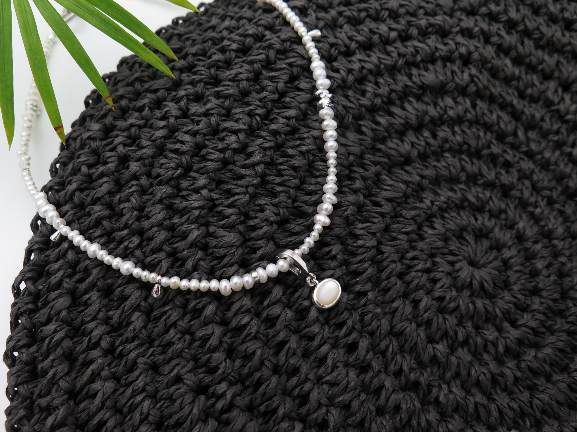 COLE COOL natural pearl 925 silver necklace Support size tailor-made