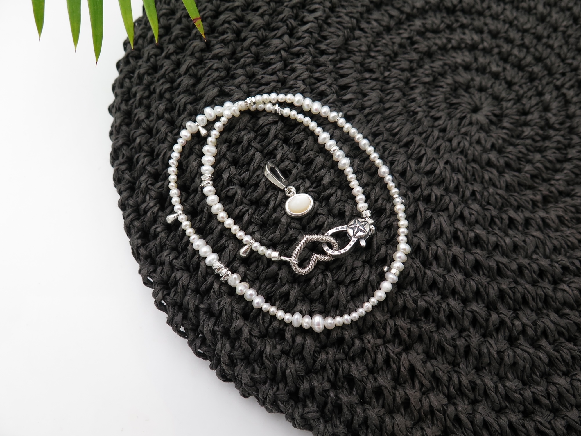 COLE COOL natural pearl 925 silver necklace Support size tailor-made