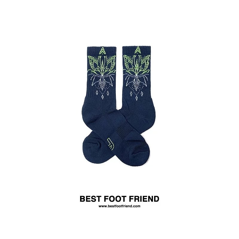 BFF 曼陀羅圖騰襪 _ 藍色