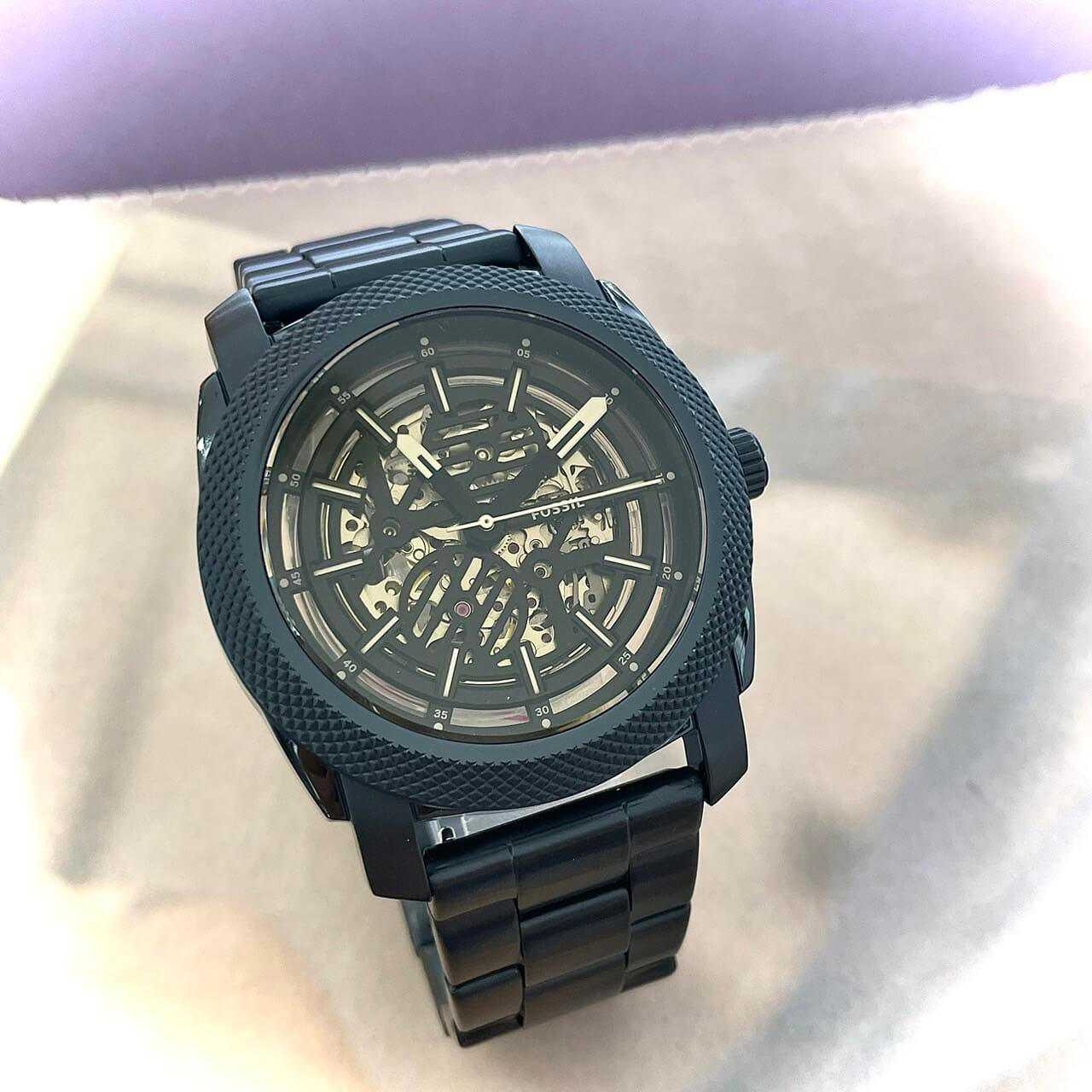 【FOSSIL】都會鏤空機械錶 ME3253 45mm 現代鐘錶