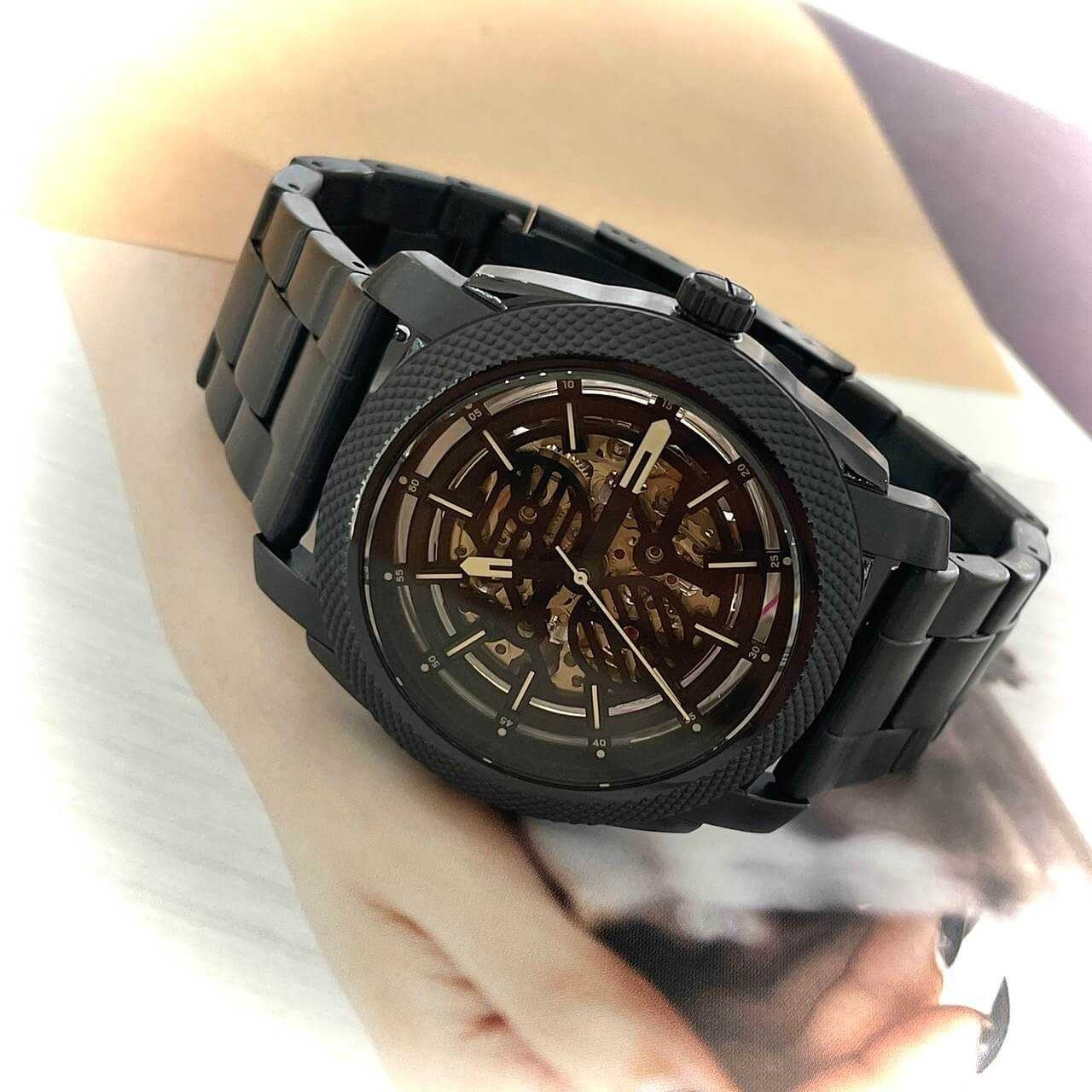 【FOSSIL】都會鏤空機械錶 ME3253 45mm 現代鐘錶