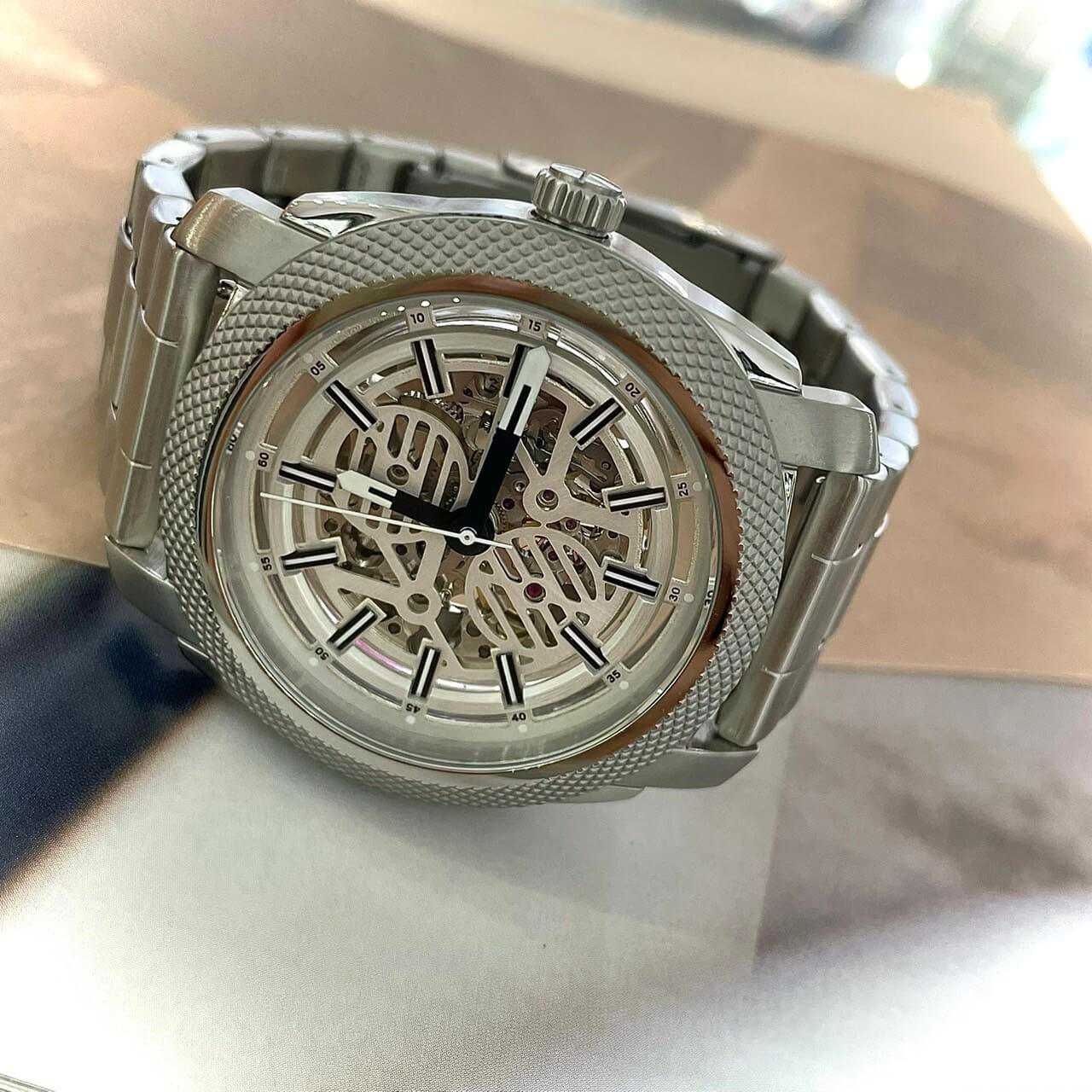 【FOSSIL】都會鏤空機械錶 ME3252 45mm 現代鐘錶