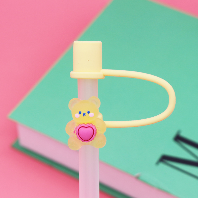 《2984》多款可愛繽紛矽膠吸管套