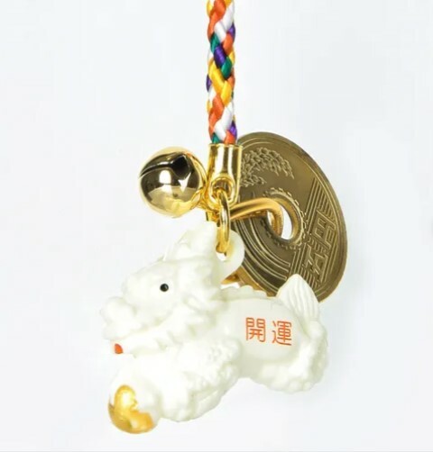 日式靈獸の龍招運招福掛飾(日本製)