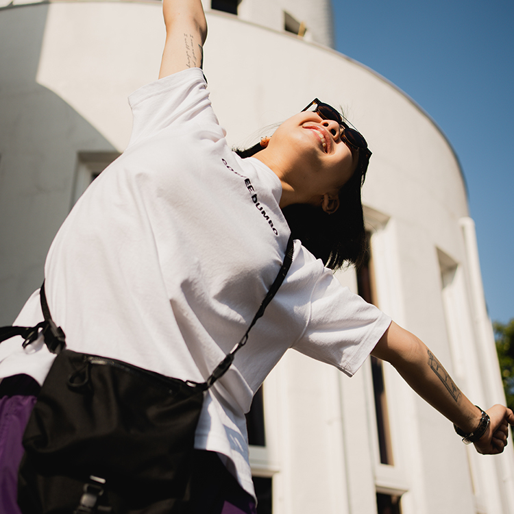 COFFEE DUMBO Logo Tee / White