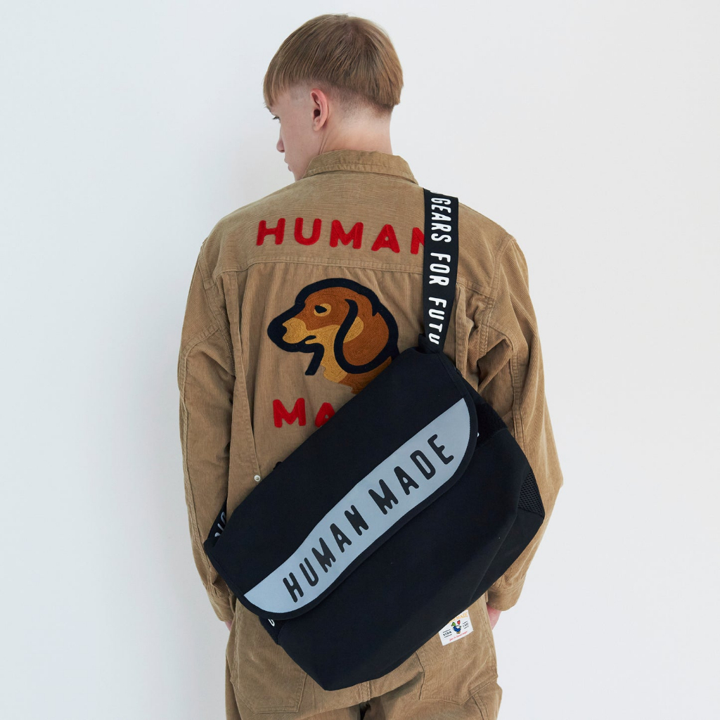 2023AW HUMAN MADE MESSENGER BAG LARGE 大郵差包側背包現貨