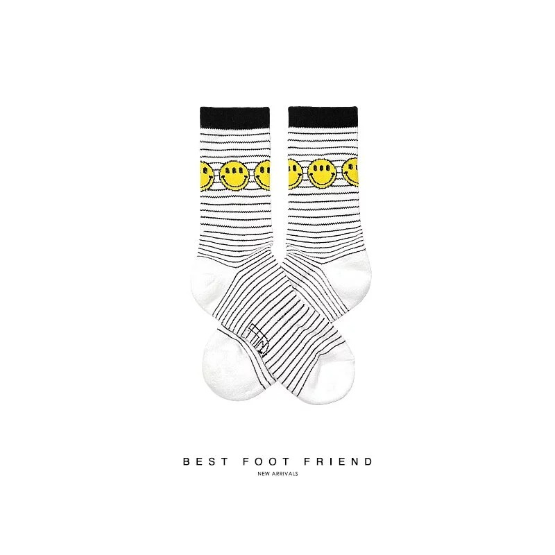 BFF STREAK SMILE_白色