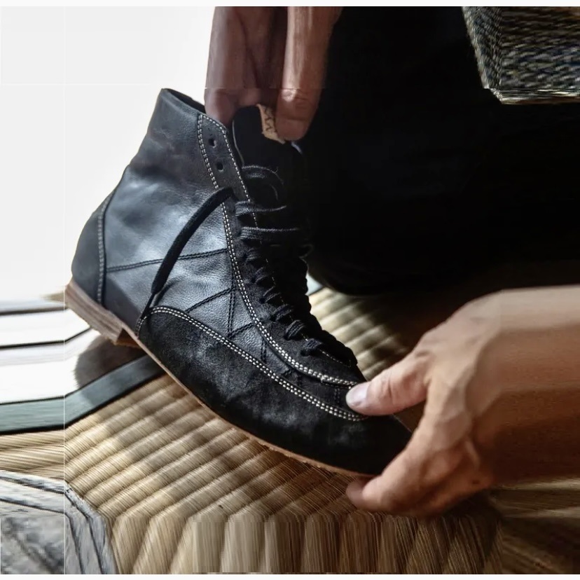 VISVIM MOTORS CLUB DRIVER-FOLK *Kangaroo Leather 袋鼠皮 - BLACK PRE ORDER ITEM (預訂中)