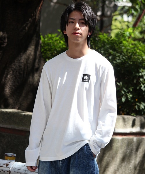 日牌 Logos Park Recycled Cotton Box Logo L/S T-Shirt