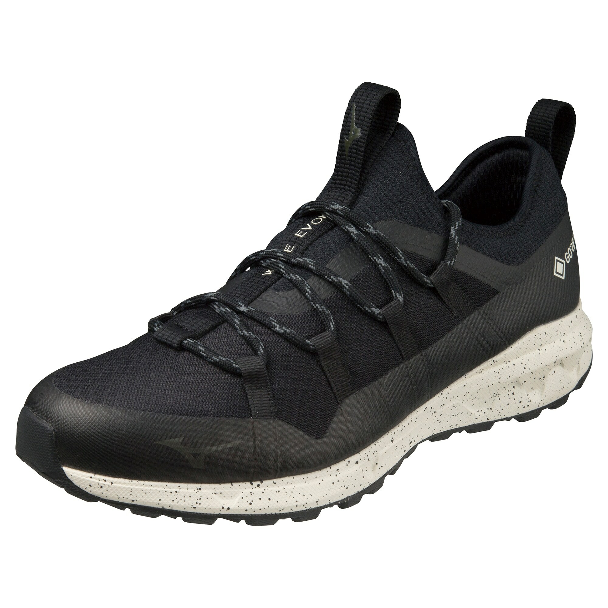 💥日本直送】Mizuno Wave Evoke GTX 防水柔軟3E 步行鞋運動鞋男女適用黑色