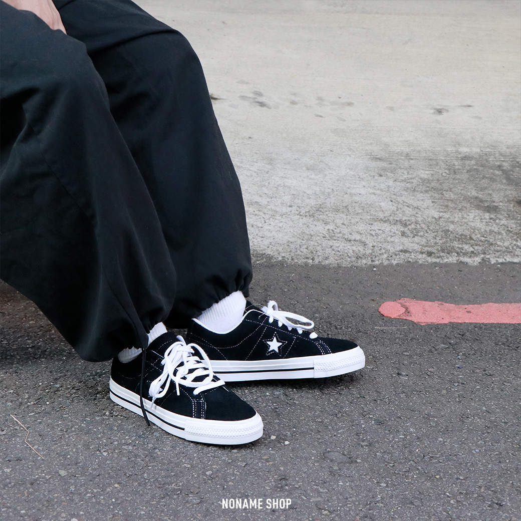 CONVERSE One Star OX 復古 三星標 街頭 工業風格 麂皮 黑