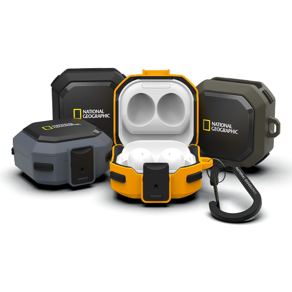 National Geographic - Rugged Bumper Lock - Buds FE / 2 / 2 Pro / Live Case 高度防撞耳機保護殼