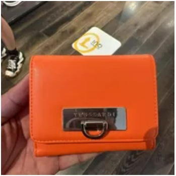[S] TRUSSARDI IVY CONTINENTAL SM MONOCOLOR,NEON ORANGE, 8055720108415 (STJ123)