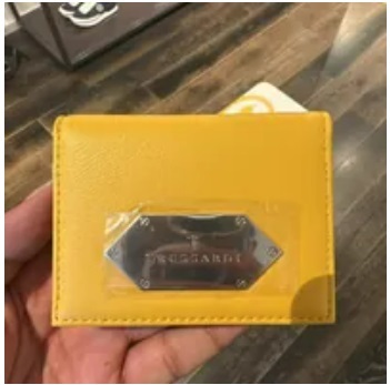 [S] TRUSSARDI PEONY CARD HOLDER PU,YOLK, 8055720108484 (STJ124)