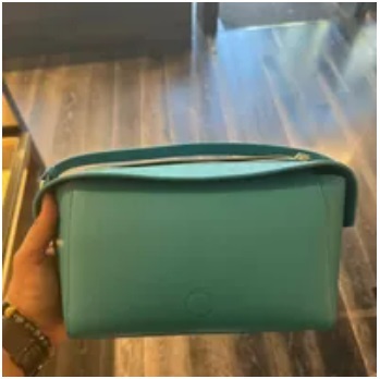 [S] TRUSSARDI ASTER CROSSBODY MD SMOOTH,TEAL, 2900011220955 (STJ126)