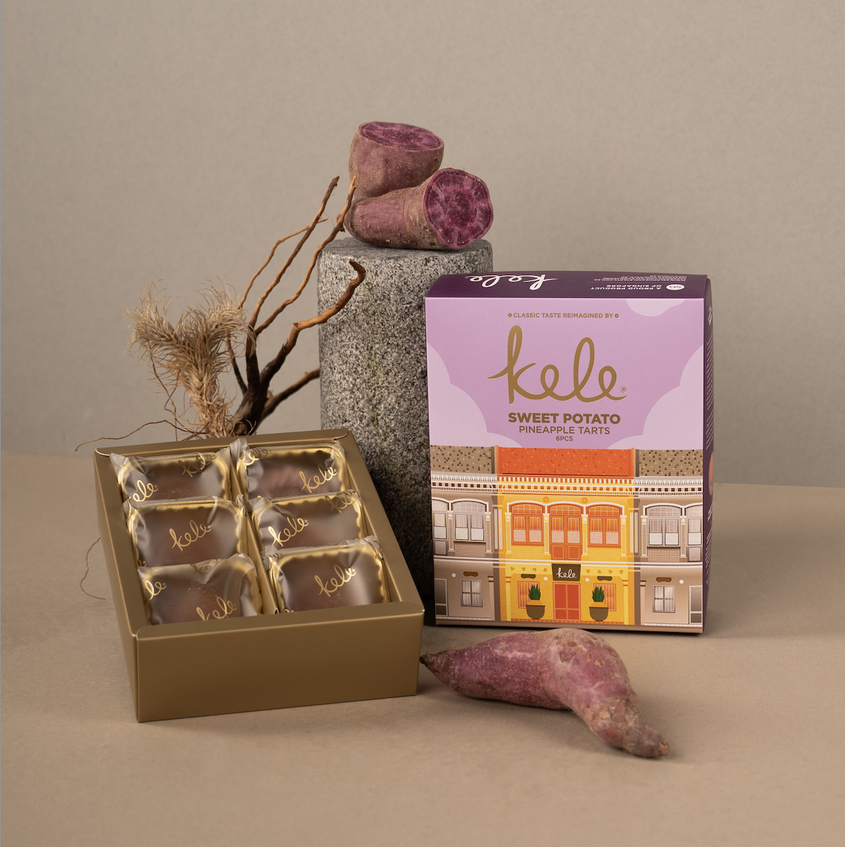 Kele Sweet Potato Pineapple Tarts [6pcs Pack]