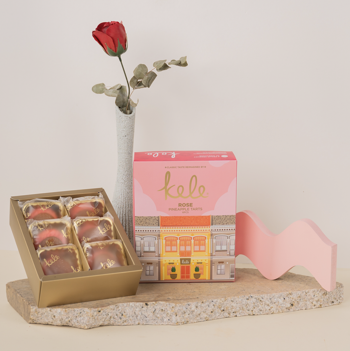 Kele Rose Pineapple Tarts [6pcs Pack]