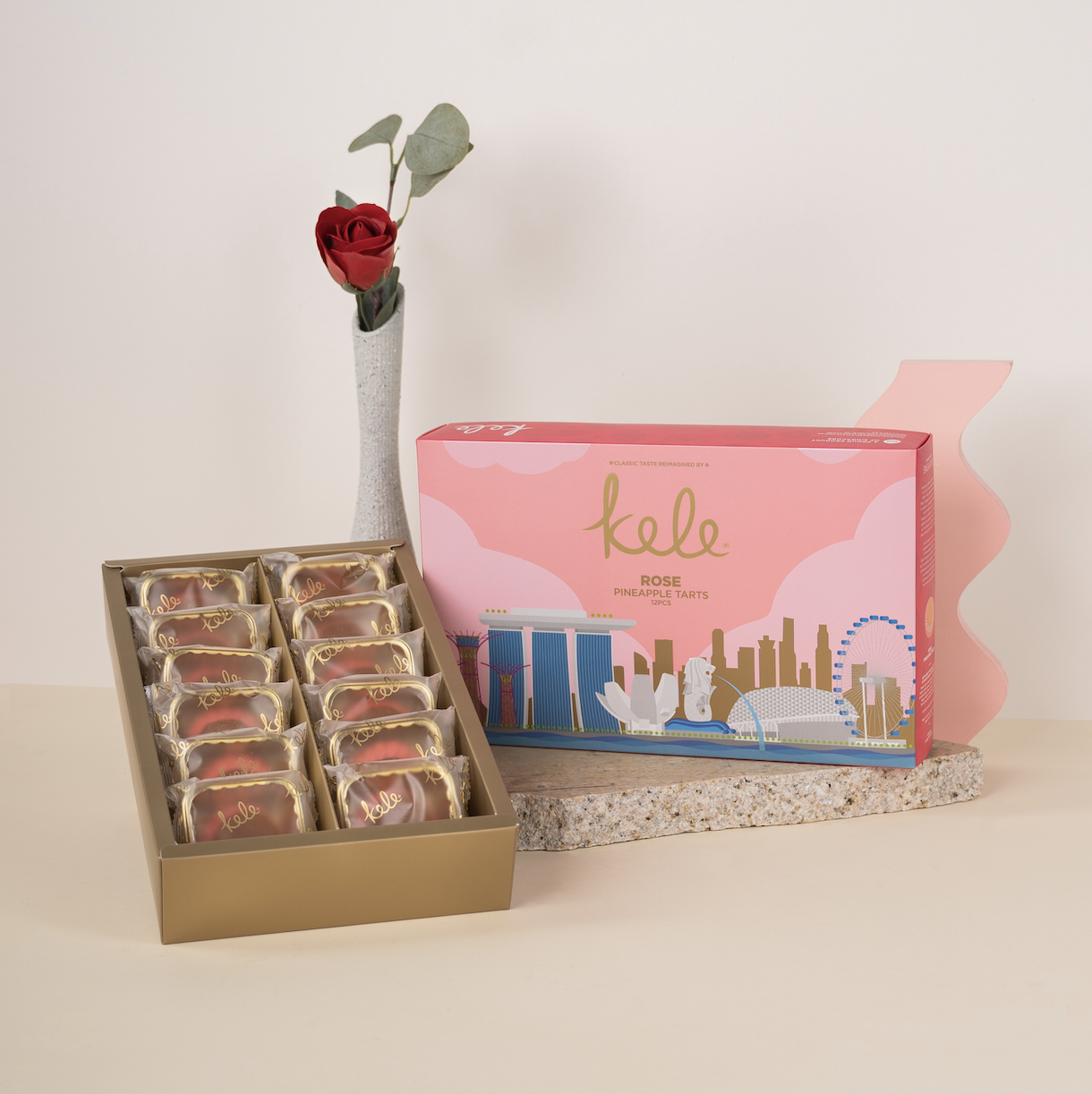 Kele Rose Pineapple Tarts [12pcs Pack]