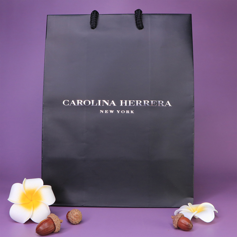 Carolina Herrera 精美黑色紙袋 - BA0016